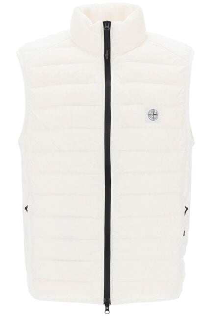 STONE ISLAND Lightweight Puffer Vest In R-nylon Down-tc