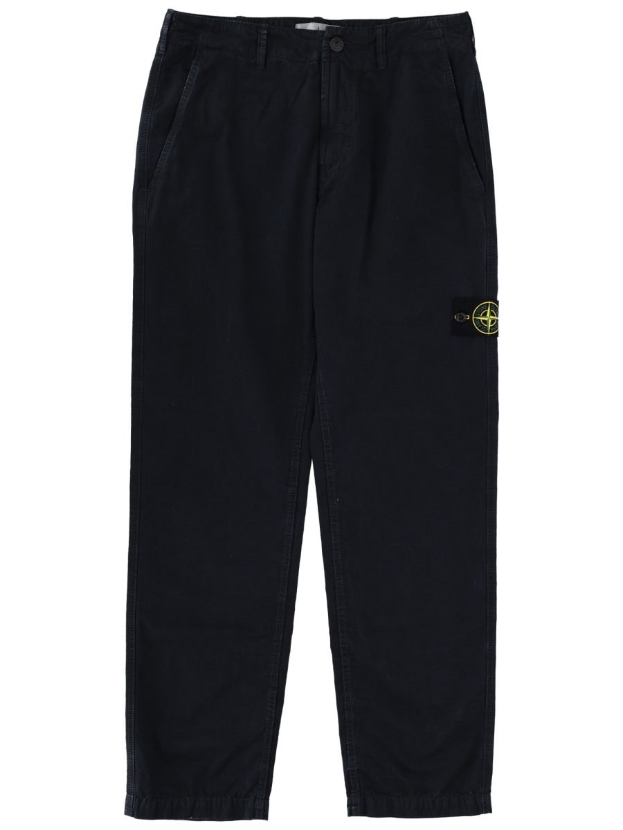 Stone Island LOGO PATCH PANTS