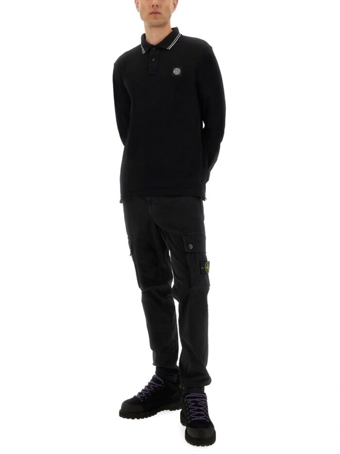 Stone Island LONG-SLEEVED POLO SHIRT