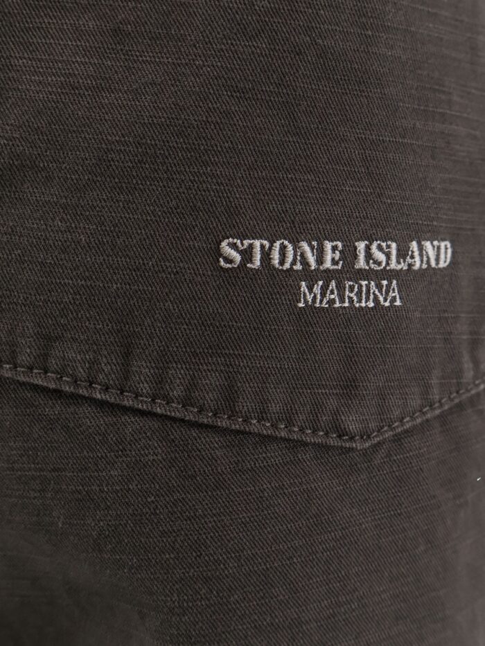 Stone Island Loose Cotton Trousers