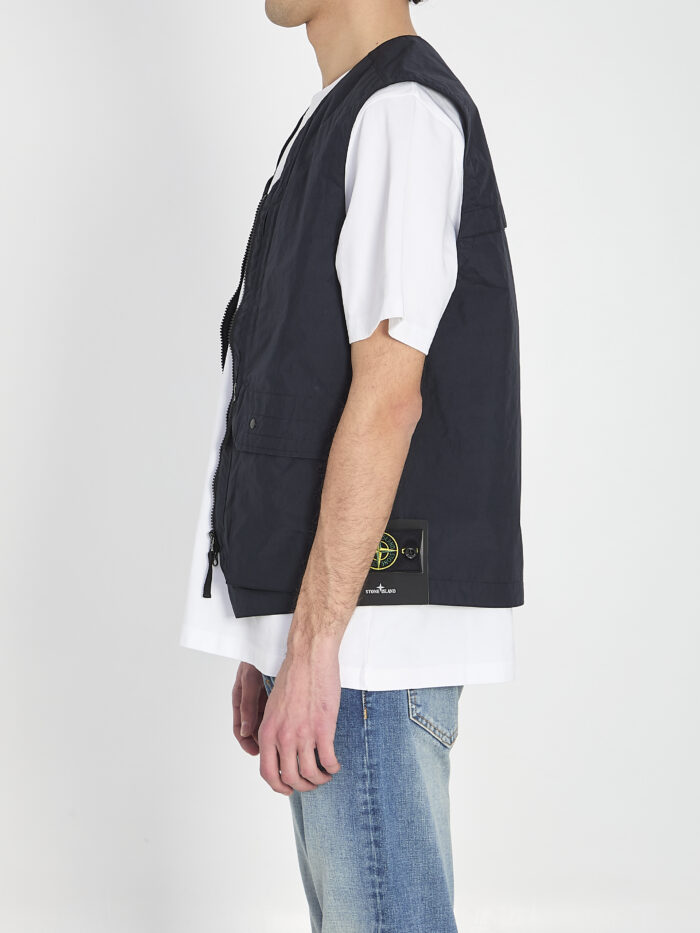 Stone Island Metal Lamina Poly ripstop vest