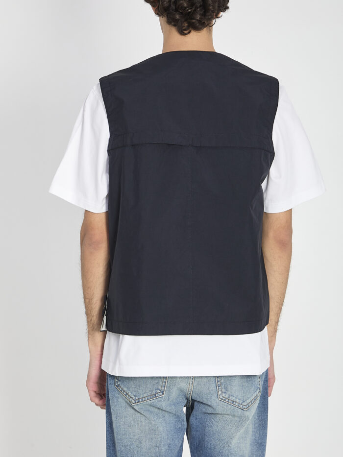Stone Island Metal Lamina Poly ripstop vest