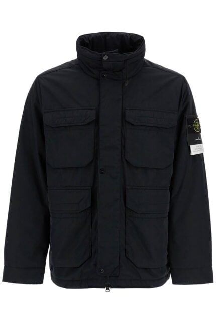 STONE ISLAND Micro Twill Coat Jacket For