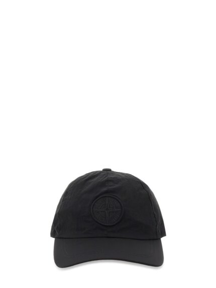 Stone Island NYLON BASEBALL HAT WITH LOGO