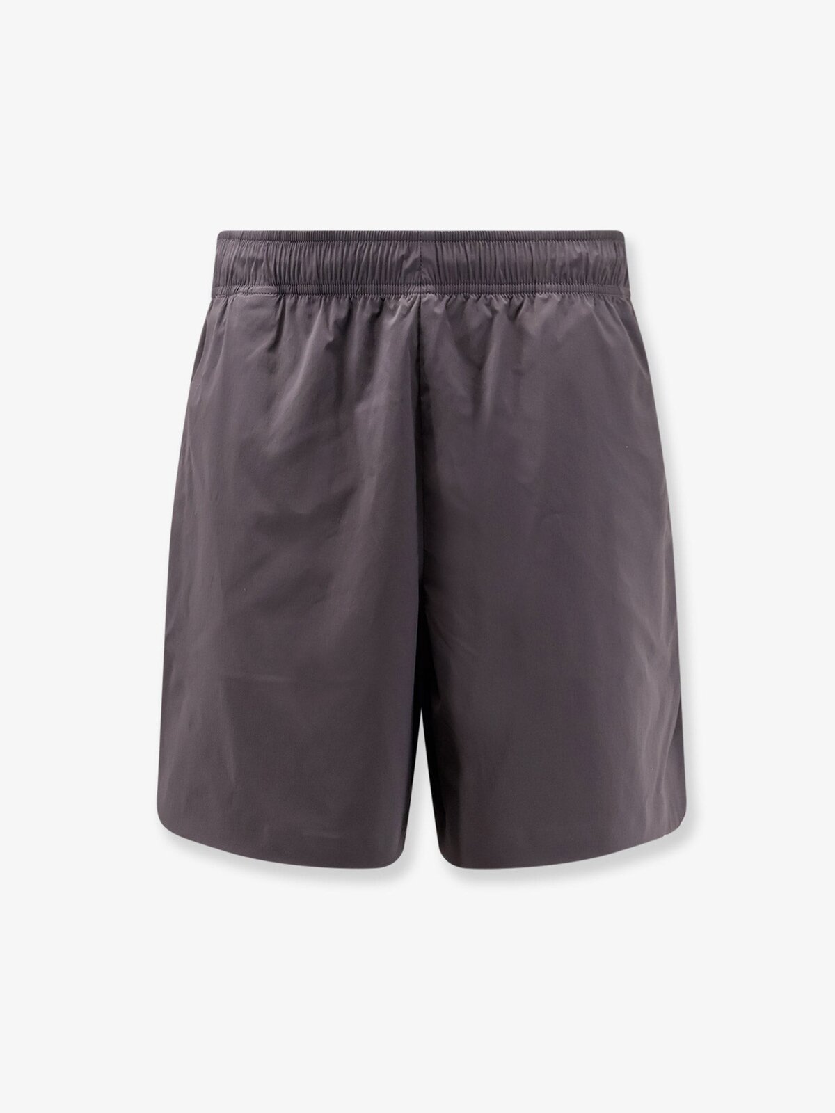 Stone Island Nylon Bermuda Shorts With Embroidered Logo On The Back