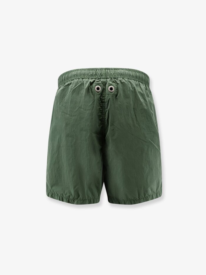 Stone Island Nylon Swim Trunks With Contrasting Logo Patch