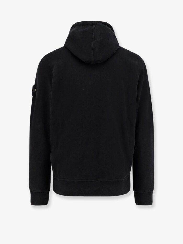 Stone Island Organic Cotton Hooded Sweatshirt