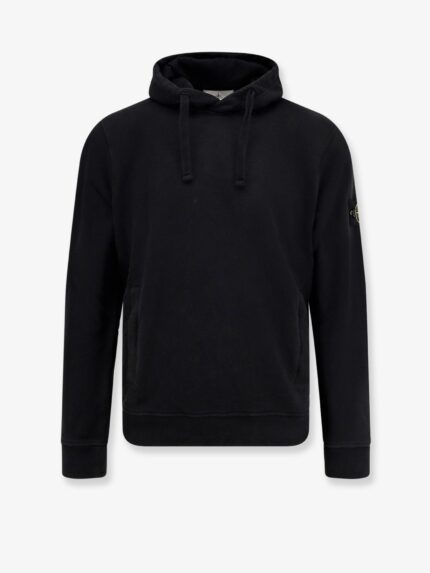 Stone Island Organic Cotton Hooded Sweatshirt