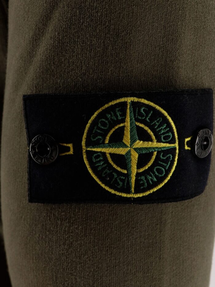 Stone Island Organic Cotton Hooded Sweatshirt