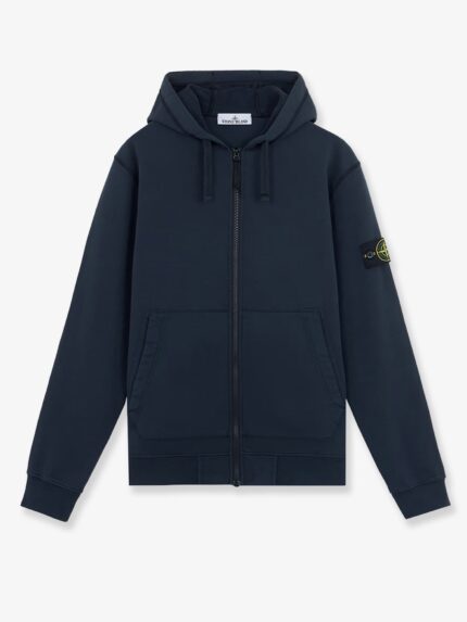 Stone Island Organic Cotton Hooded Sweatshirt
