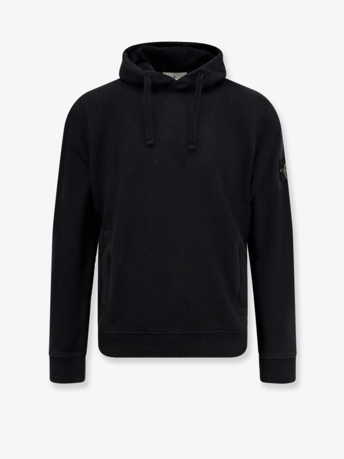 Stone Island Organic Cotton Hooded Sweatshirt