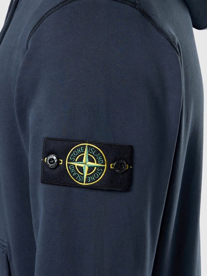 Stone Island Organic Cotton Hooded Sweatshirt