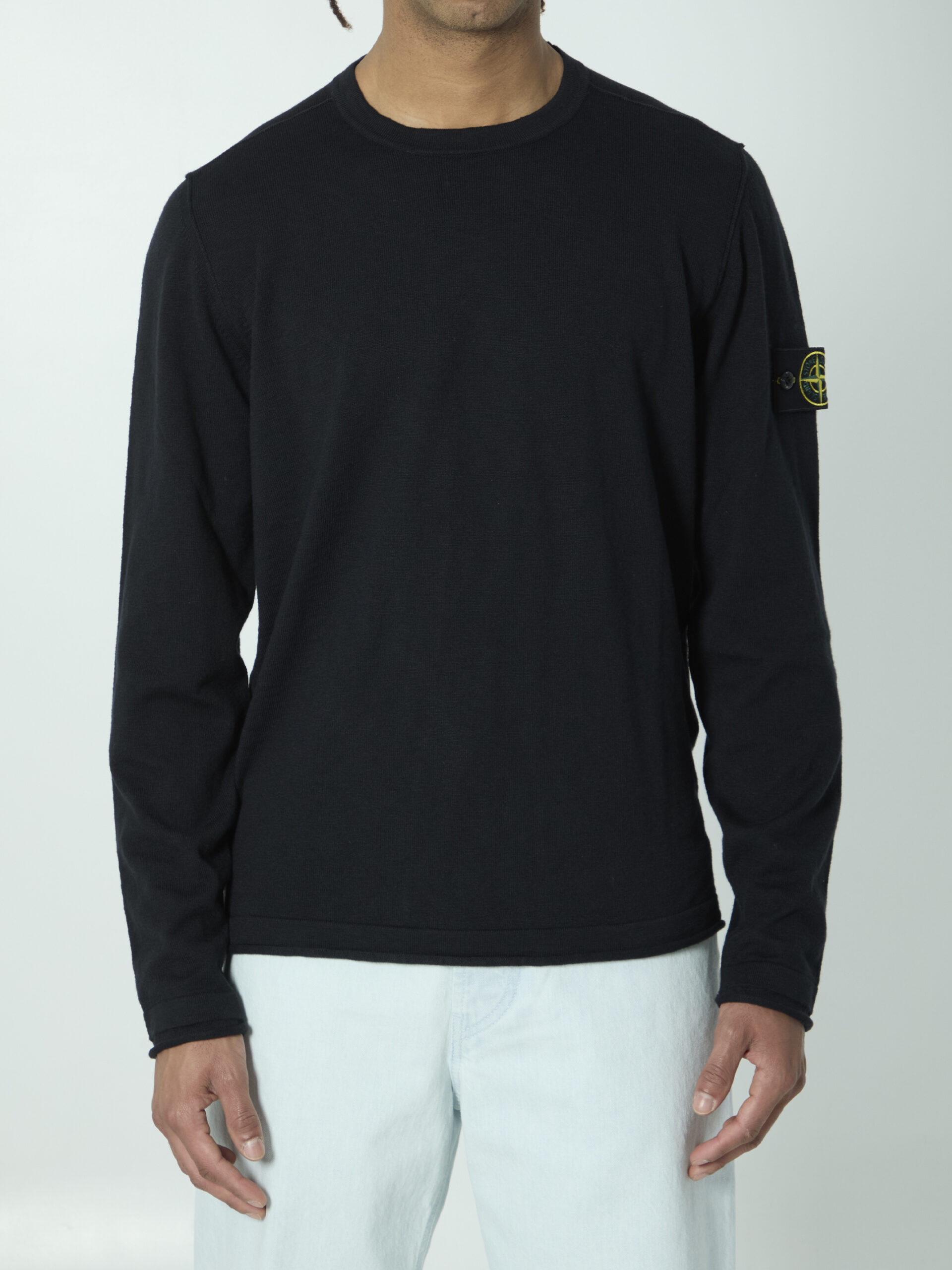 Stone Island Organic cotton sweater with nylon
