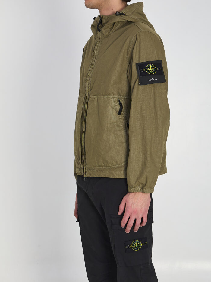 Stone Island Organic-Look Panama-TC Nylon jacket