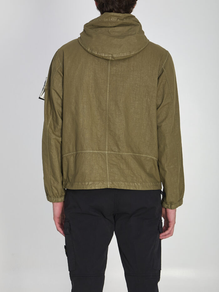 Stone Island Organic-Look Panama-TC Nylon jacket
