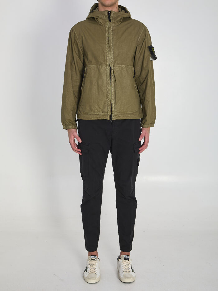 Stone Island Organic-Look Panama-TC Nylon jacket