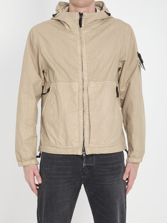 Stone Island Organic-Look Panama-TC Nylon jacket