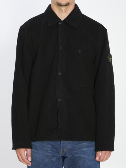 Stone Island Overshirt in wool blend