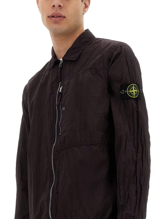 Stone Island OVERSHIRT WITH POCKET AND ZIPPER