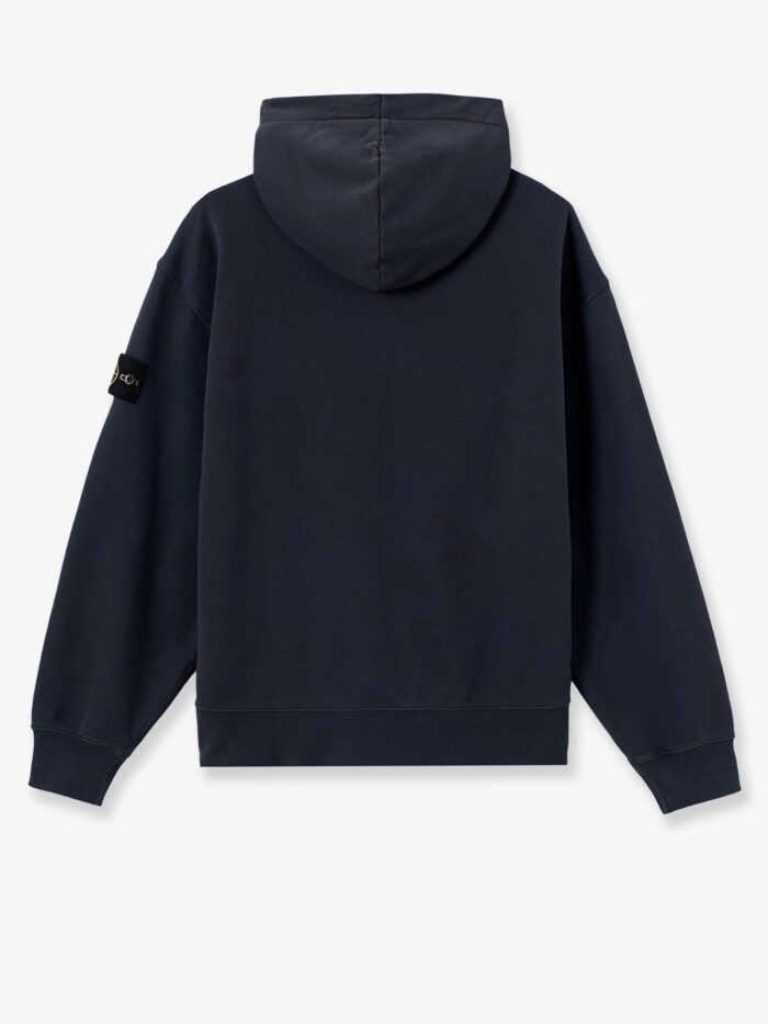 Stone Island Oversize Biologic Cotton Sweatshirt With Zip