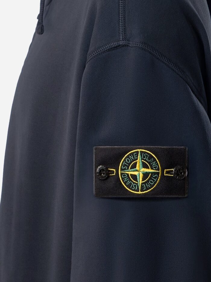 Stone Island Oversize Biologic Cotton Sweatshirt With Zip