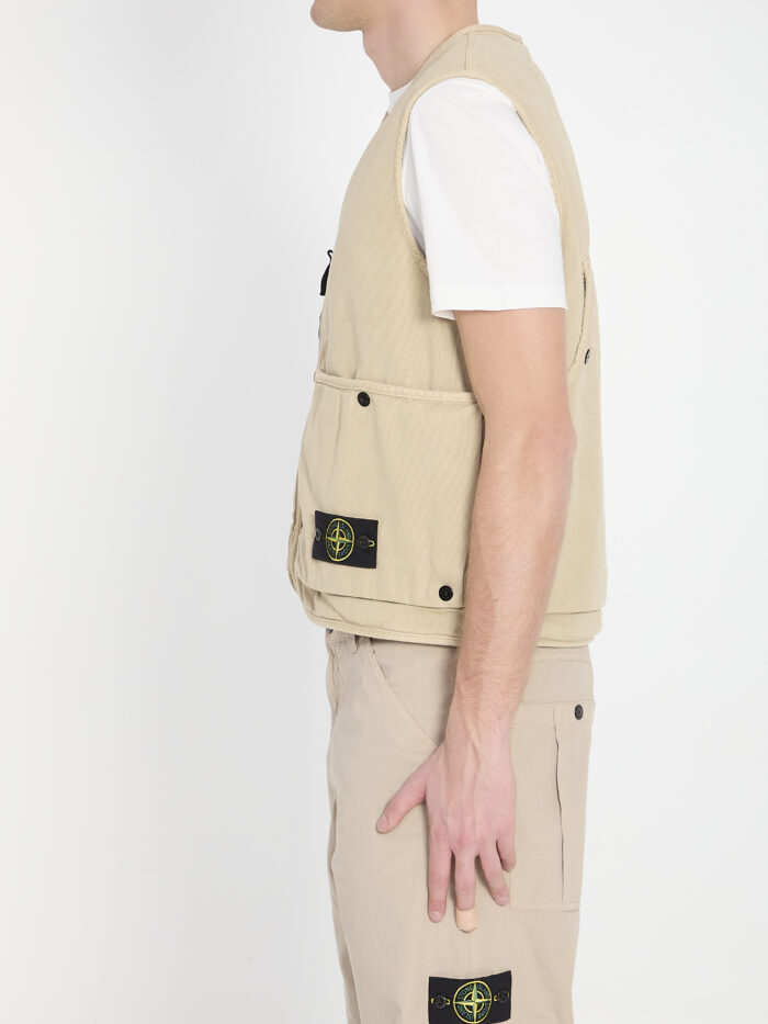 Stone Island Oversized cotton vest