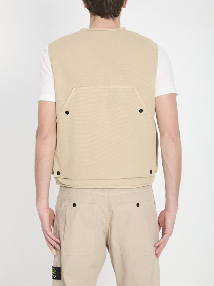 Stone Island Oversized cotton vest