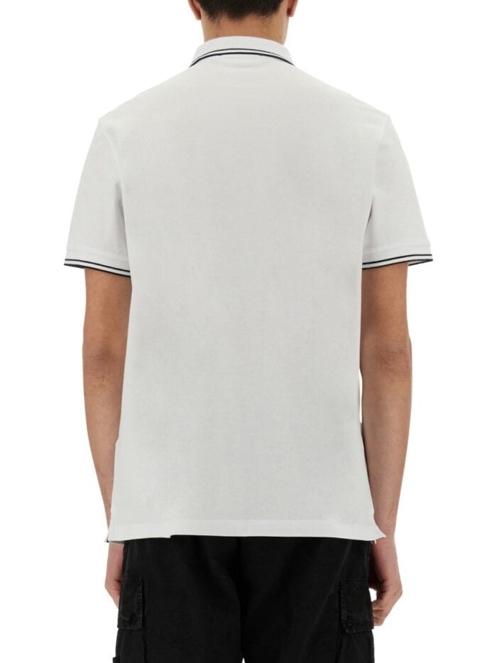 Stone Island POLO WITH LOGO PATCH