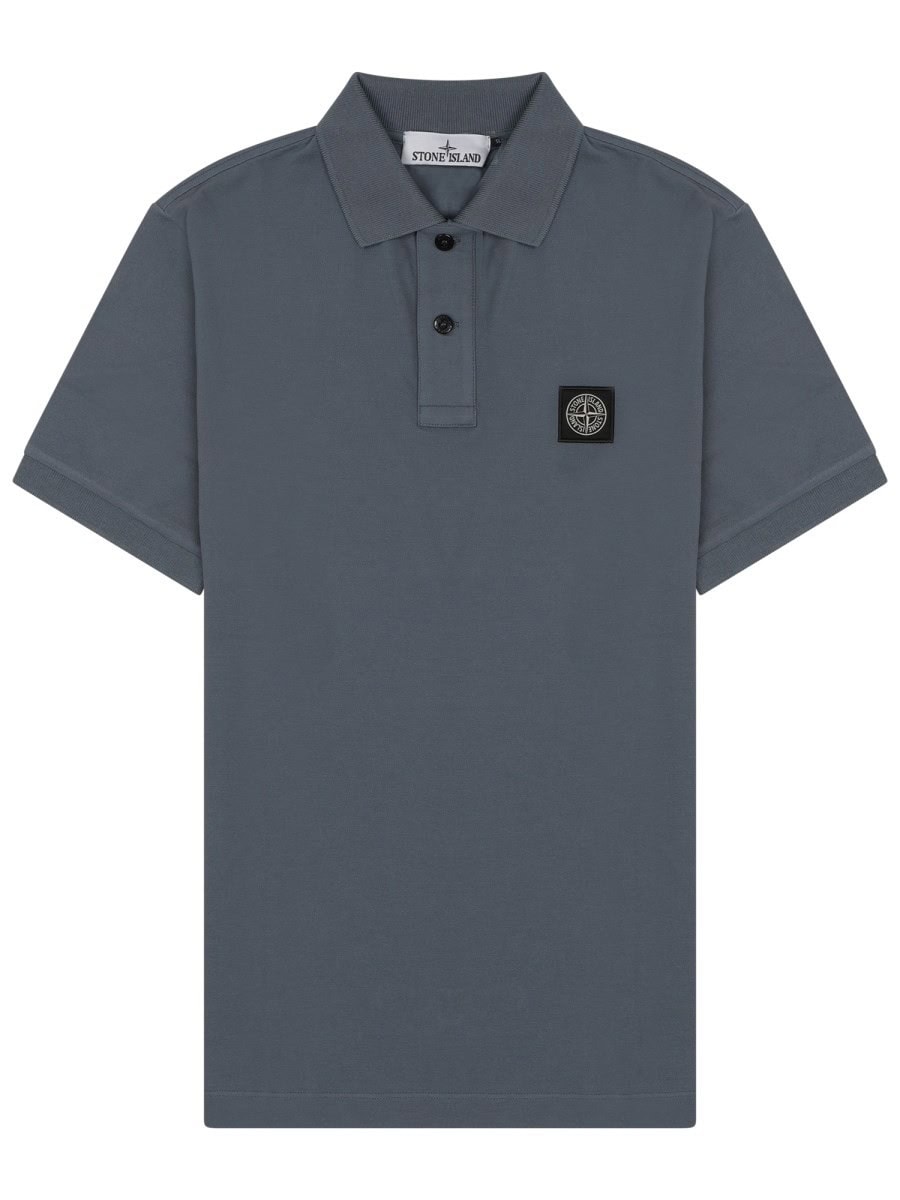 Stone Island POLO WITH LOGO PATCH