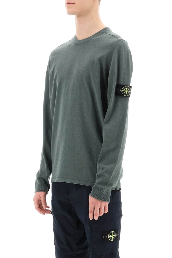 STONE ISLAND Raw Cotton Sweater