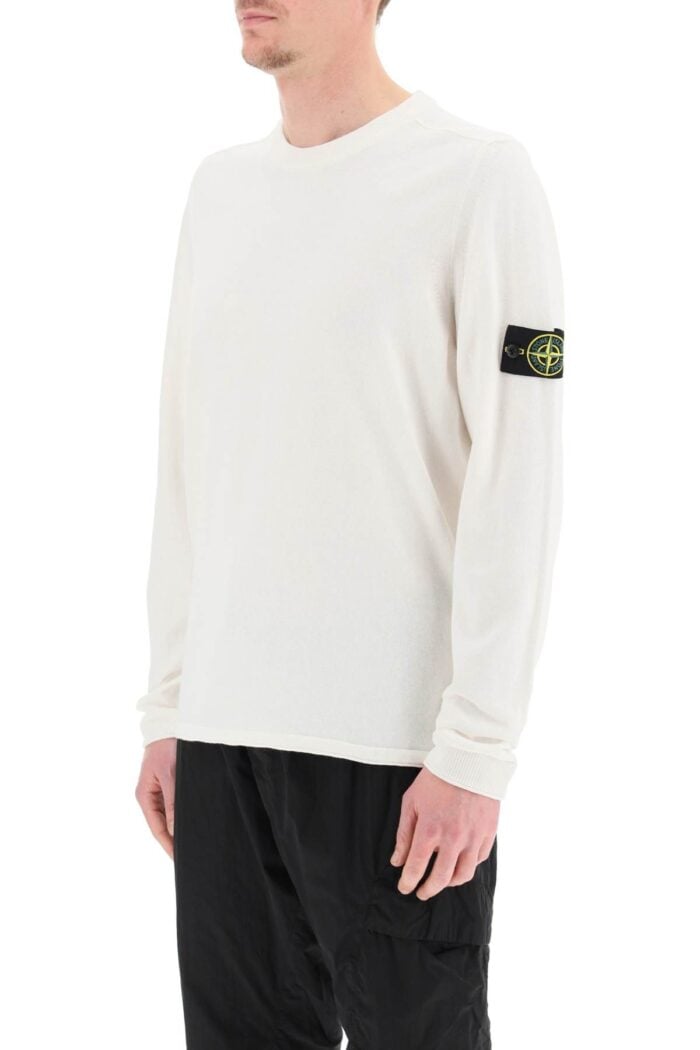 STONE ISLAND Raw Cotton Sweater