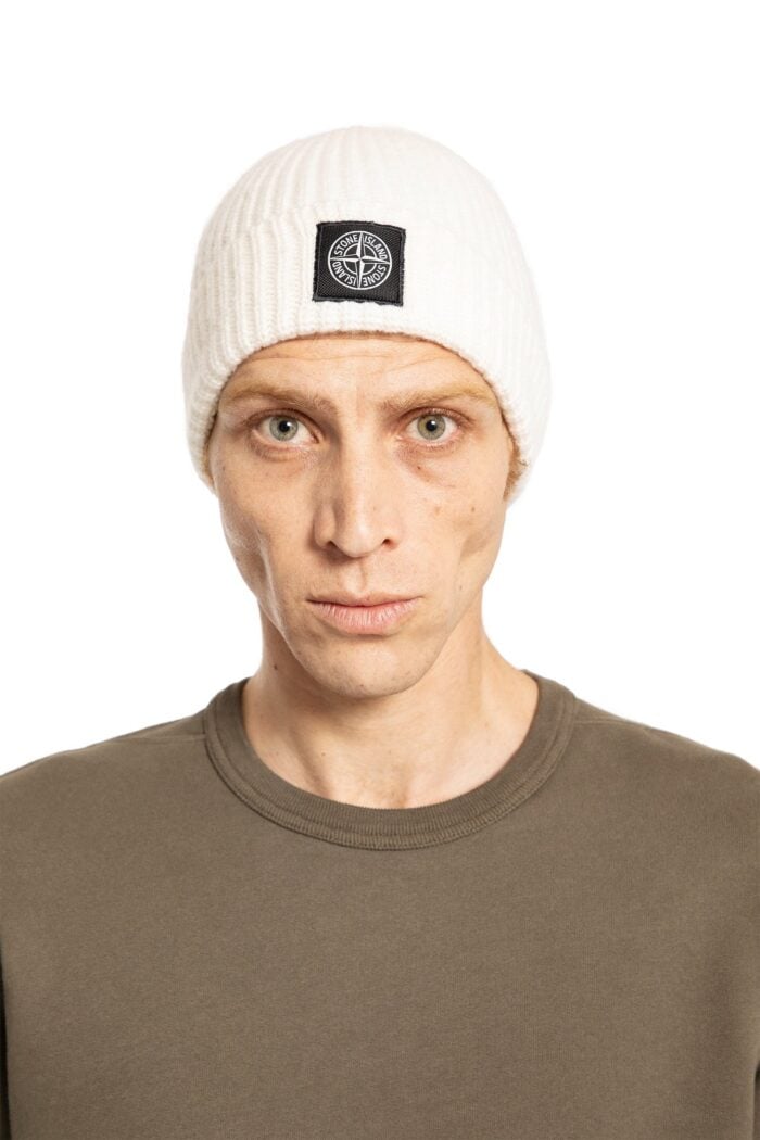 STONE ISLAND Ribbed-knit Beanie