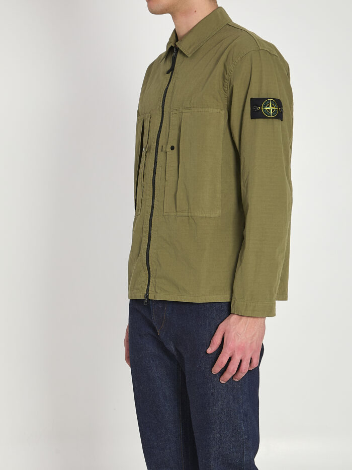 Stone Island Ripstop cotton overshirt