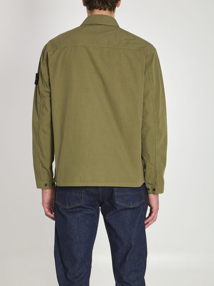 Stone Island Ripstop cotton overshirt