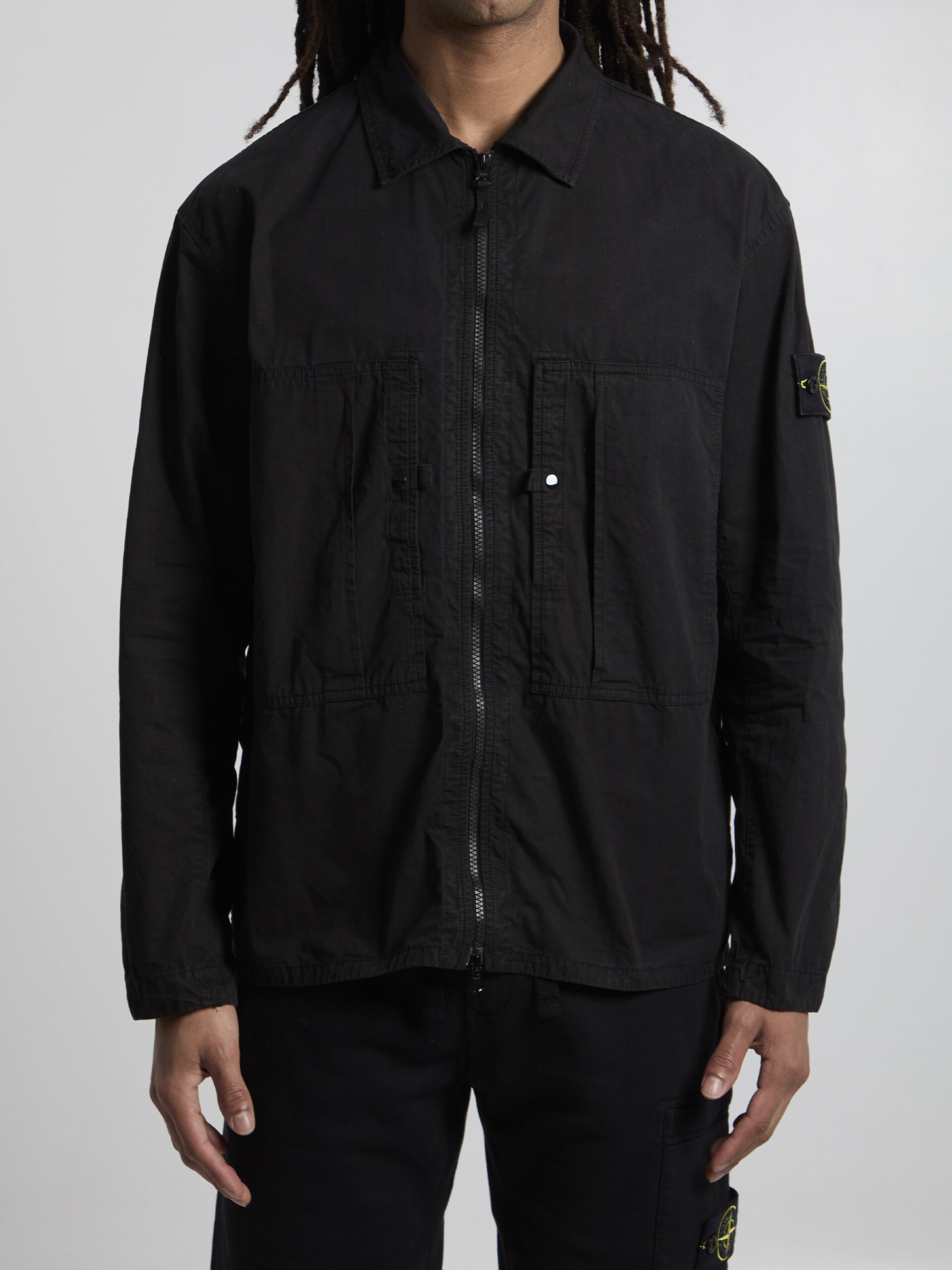 Stone Island Ripstop cotton overshirt