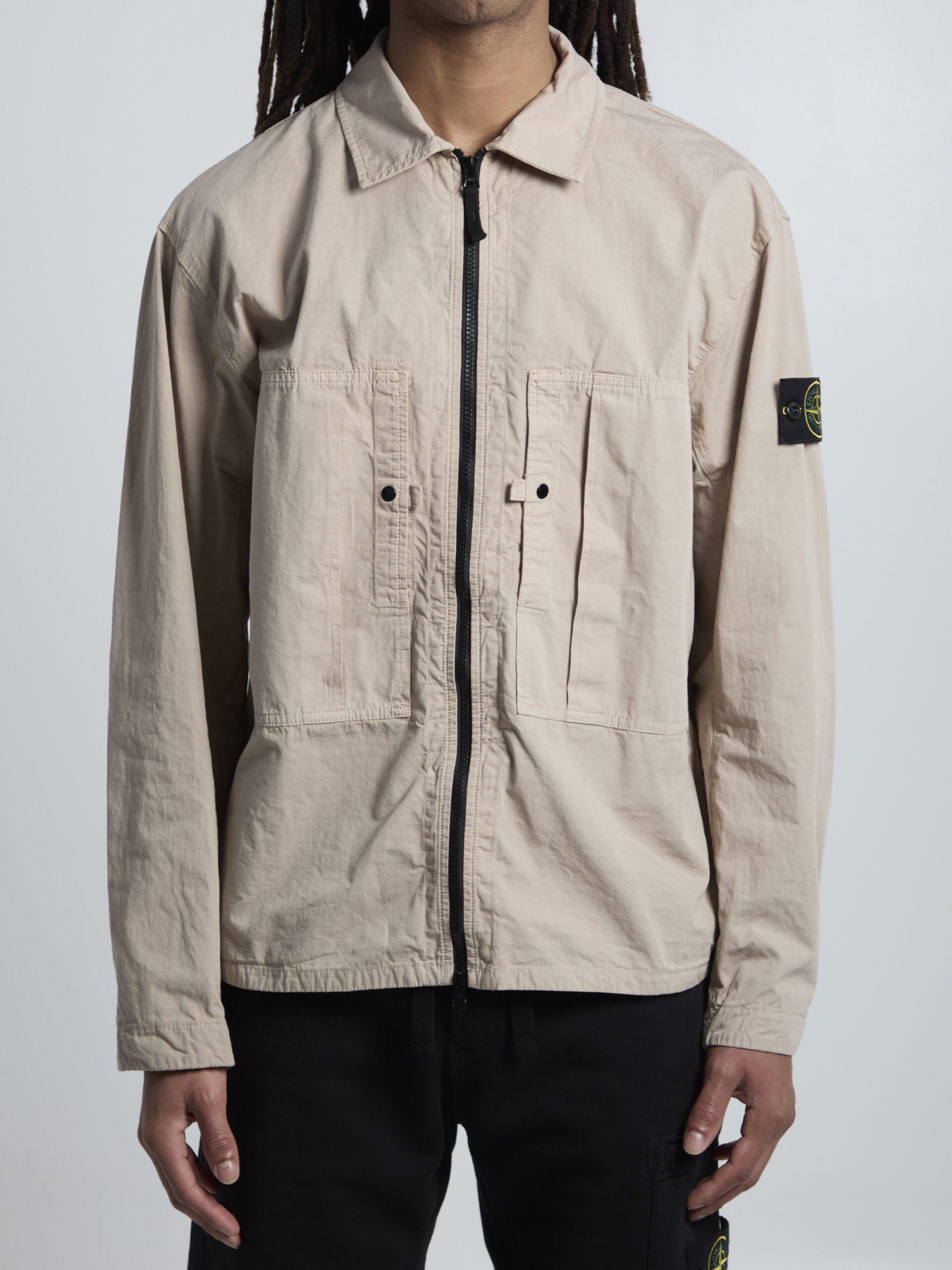 Stone Island Ripstop cotton overshirt