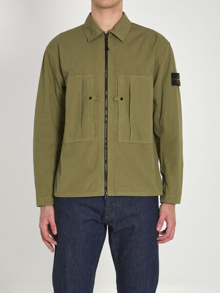 Stone Island Ripstop cotton overshirt