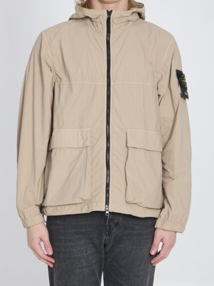 Stone Island Sanded nylon-TC jacket