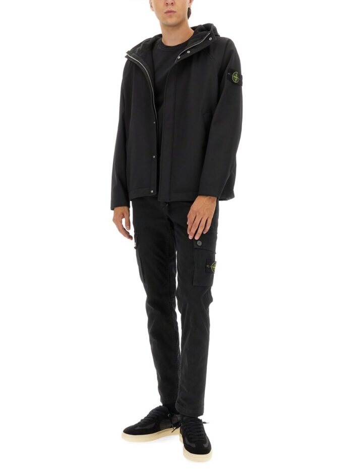 Stone Island SHORT SOFT SHELL PARKA