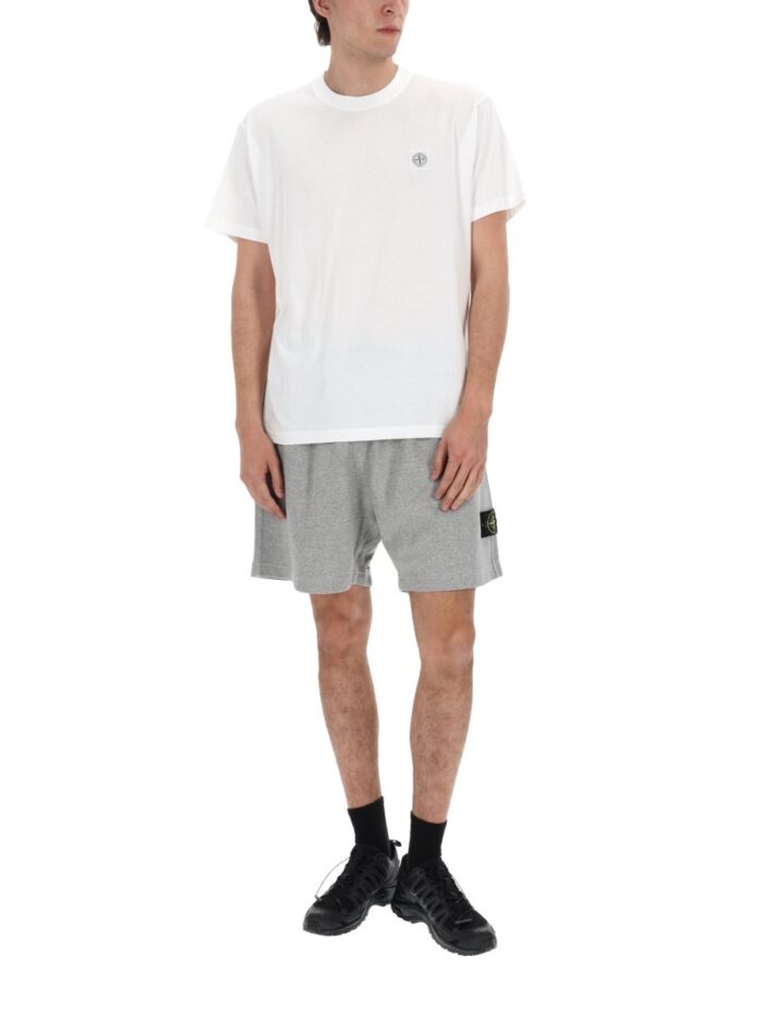 Stone Island SHORTS CON PATCH LOGO