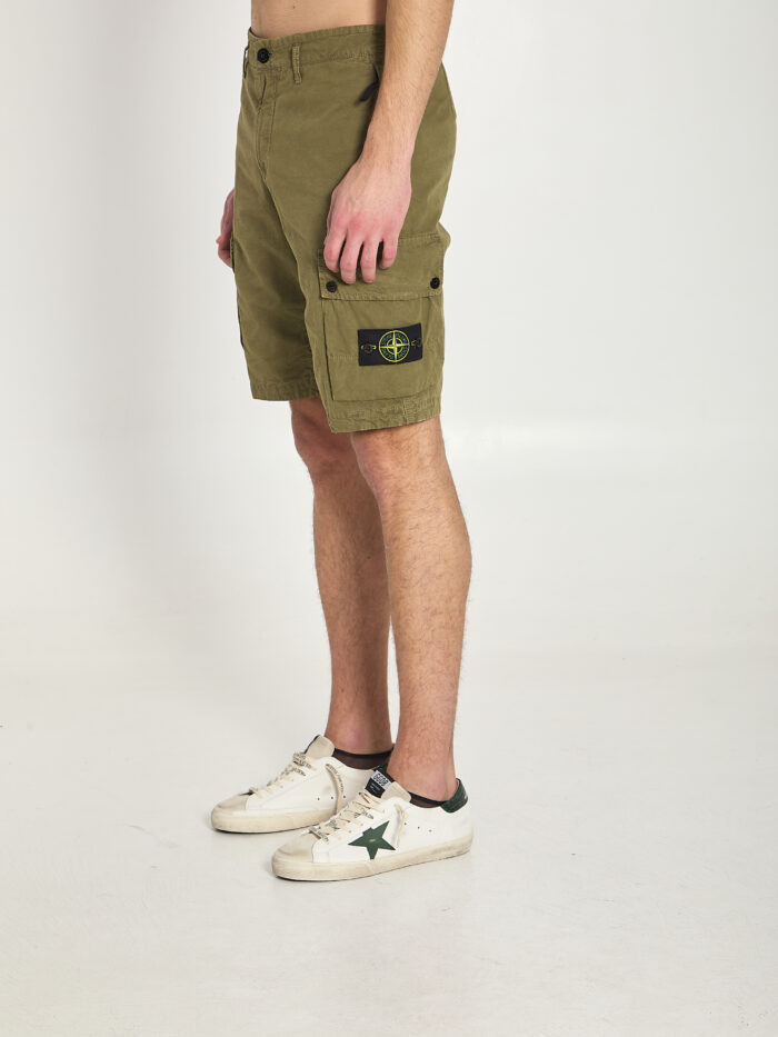 Stone Island Slim bermuda military green