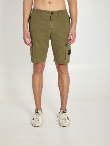 Stone Island Slim bermuda military green