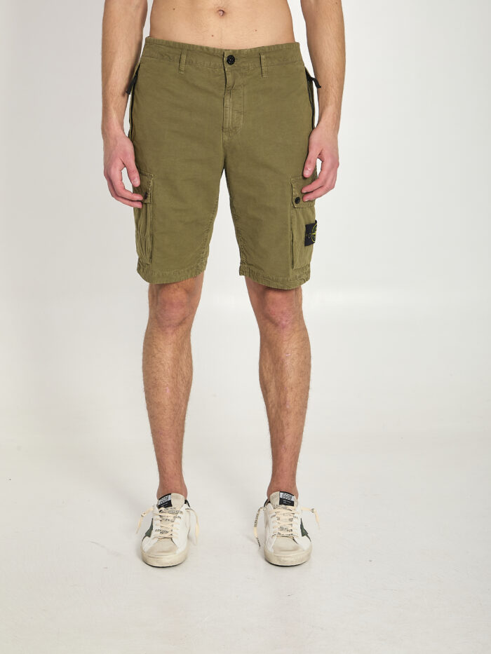 Stone Island Slim bermuda military green