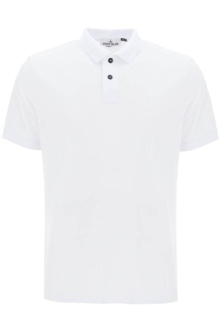 STONE ISLAND Slim Fit Polo Shirt With Logo Patch