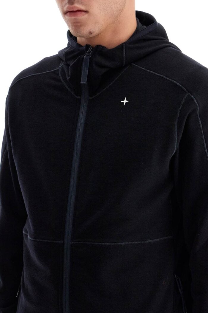 STONE ISLAND 'stellina Zip-up Hoodie With