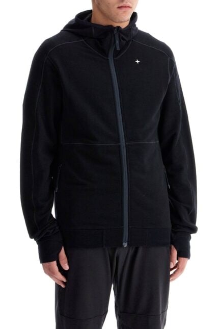 STONE ISLAND 'stellina Zip-up Hoodie With