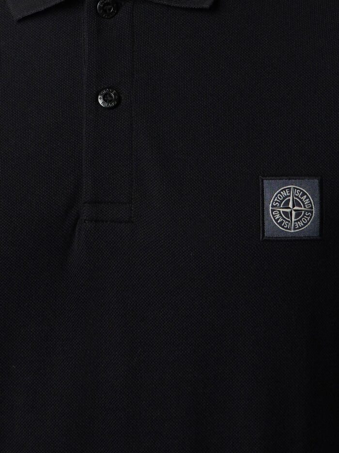 Stone Island Stretch Organic Cotton Polo Shirt