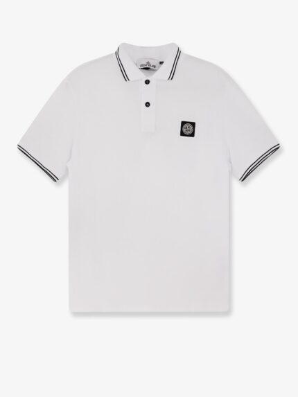 Stone Island Stretch Organic Cotton Polo Shirt