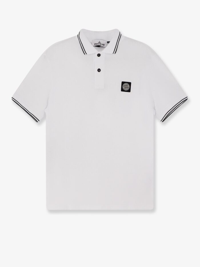 Stone Island Stretch Organic Cotton Polo Shirt