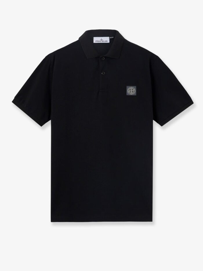 Stone Island Stretch Organic Cotton Polo Shirt